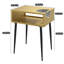 Set of 2 Galaxy Metal Bedside Tables-126626970