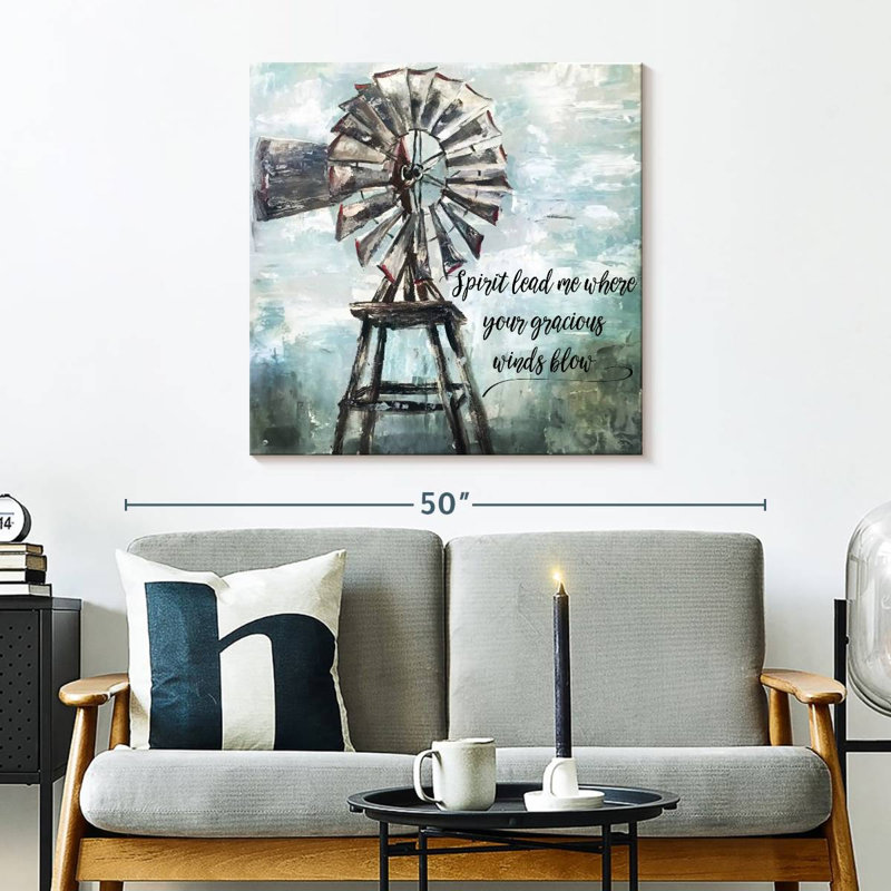 Lilie Primitive Windmill, 30" H x 30" W
