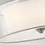 Eisen 3-Light 38.1cm Semi Flush Mount