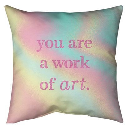 Coussin de sol œuvre d’art