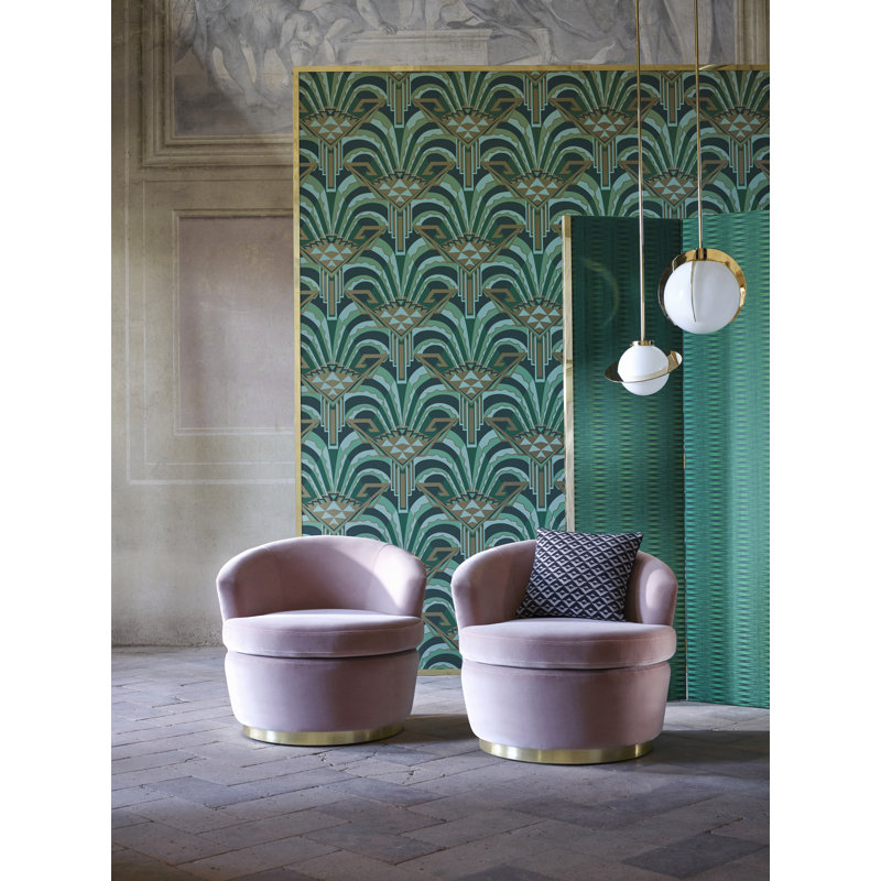 Conway Wallpaper, Antique Bronze