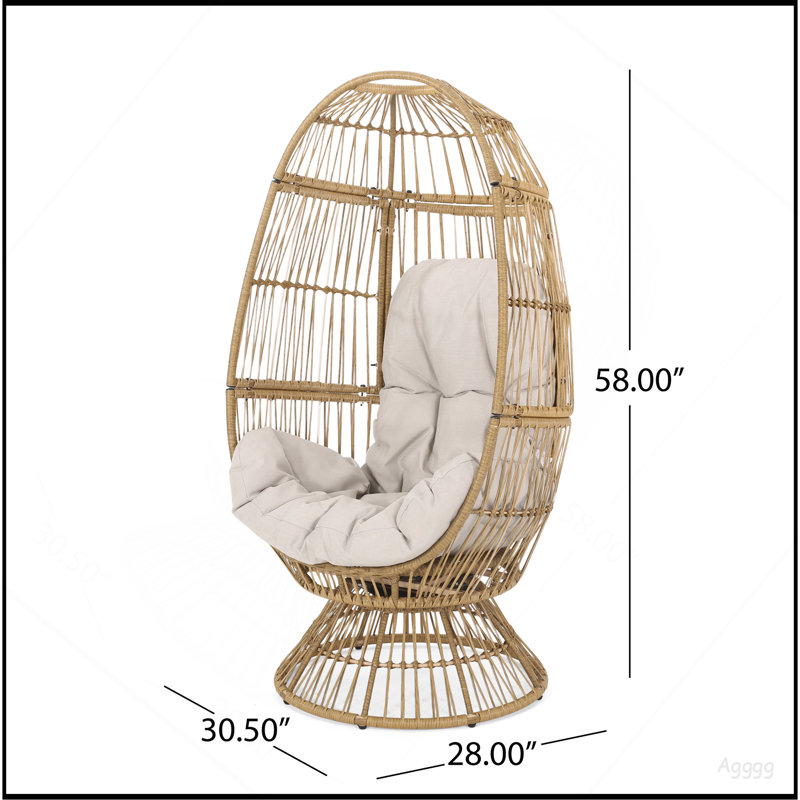 RESEDA SWIVEL PATIO  EGG CHAIR
