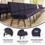 Chaise d'église l 21,25 po Mikolaj-2078092217-2078092216