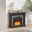 Foyer électrique l 31,5 po Deneisha-2099895720