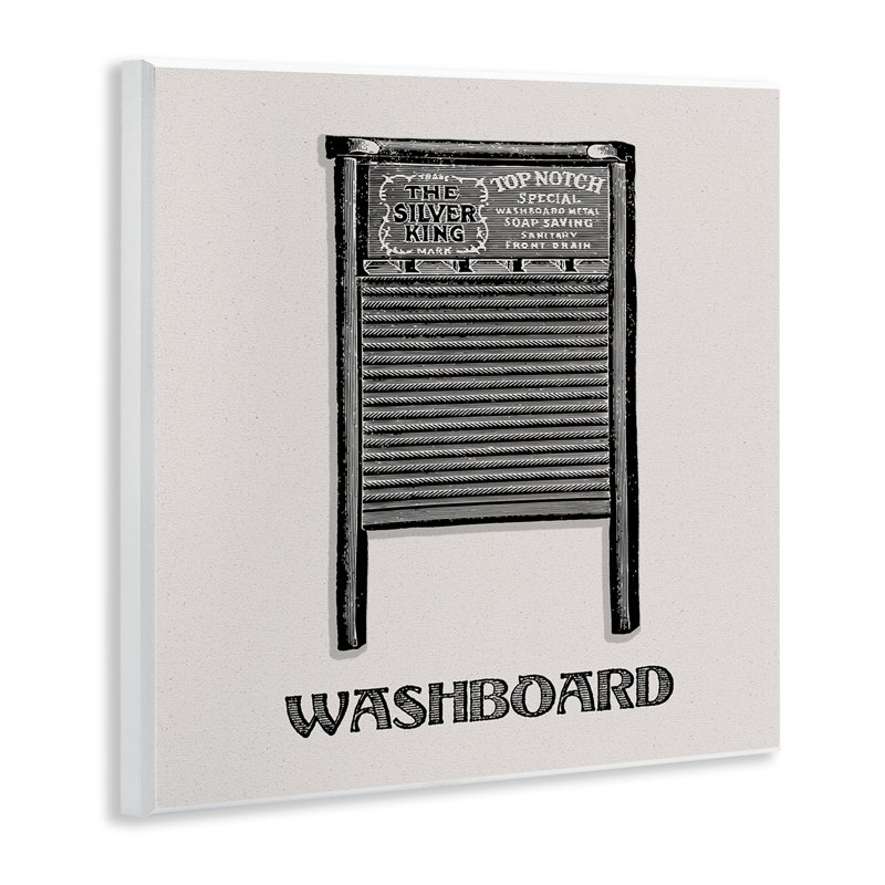 Plaque murale Timeless Antique Washboard, design par Val Rhodes