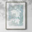 Silhouette Botanical II, reproduction encadrée - bois massif-1573769722