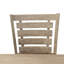 Ensemble de 2 chaises de salle à manger à hauteur de comptoir de style rustique moderne en bois massif