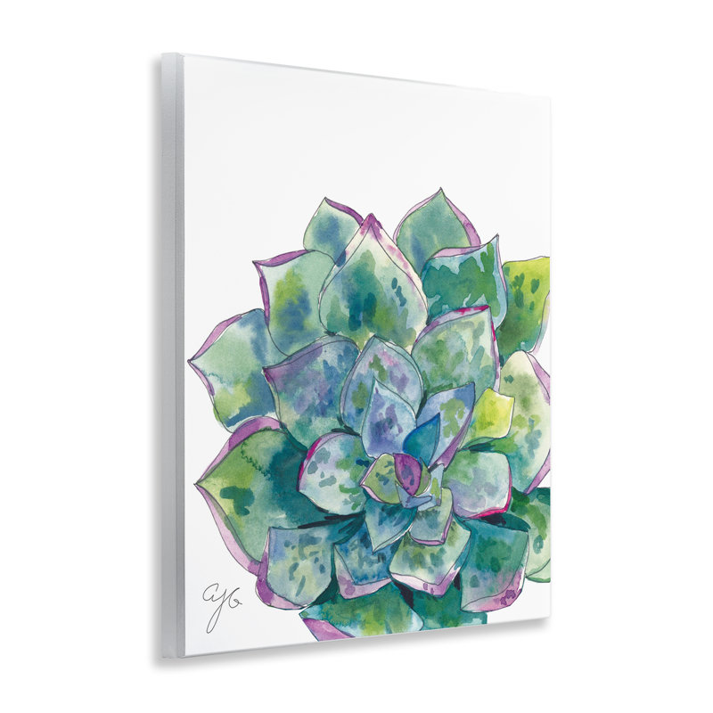 Abstrait, aquarelle succulente, art mural par Alexandria Gilbert Kincaid