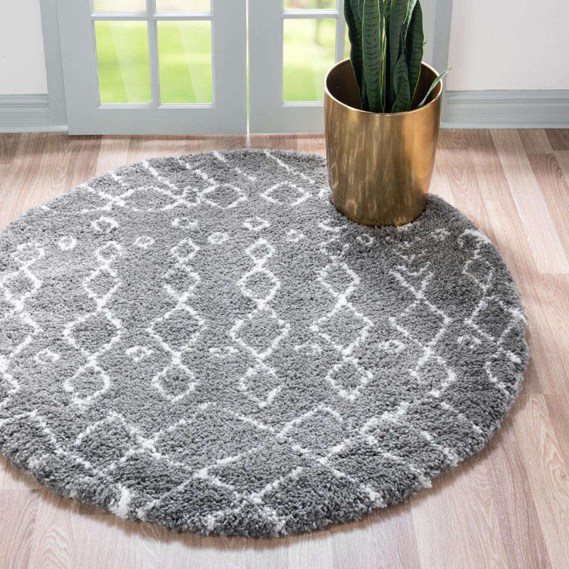 Walsenburg Oriental Indoor Rug, Round 5'