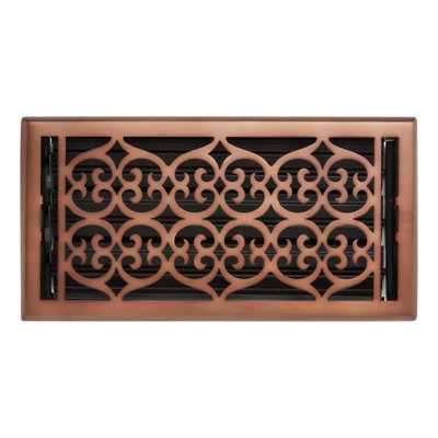 Old Victorian Steel Oversized Floor Register