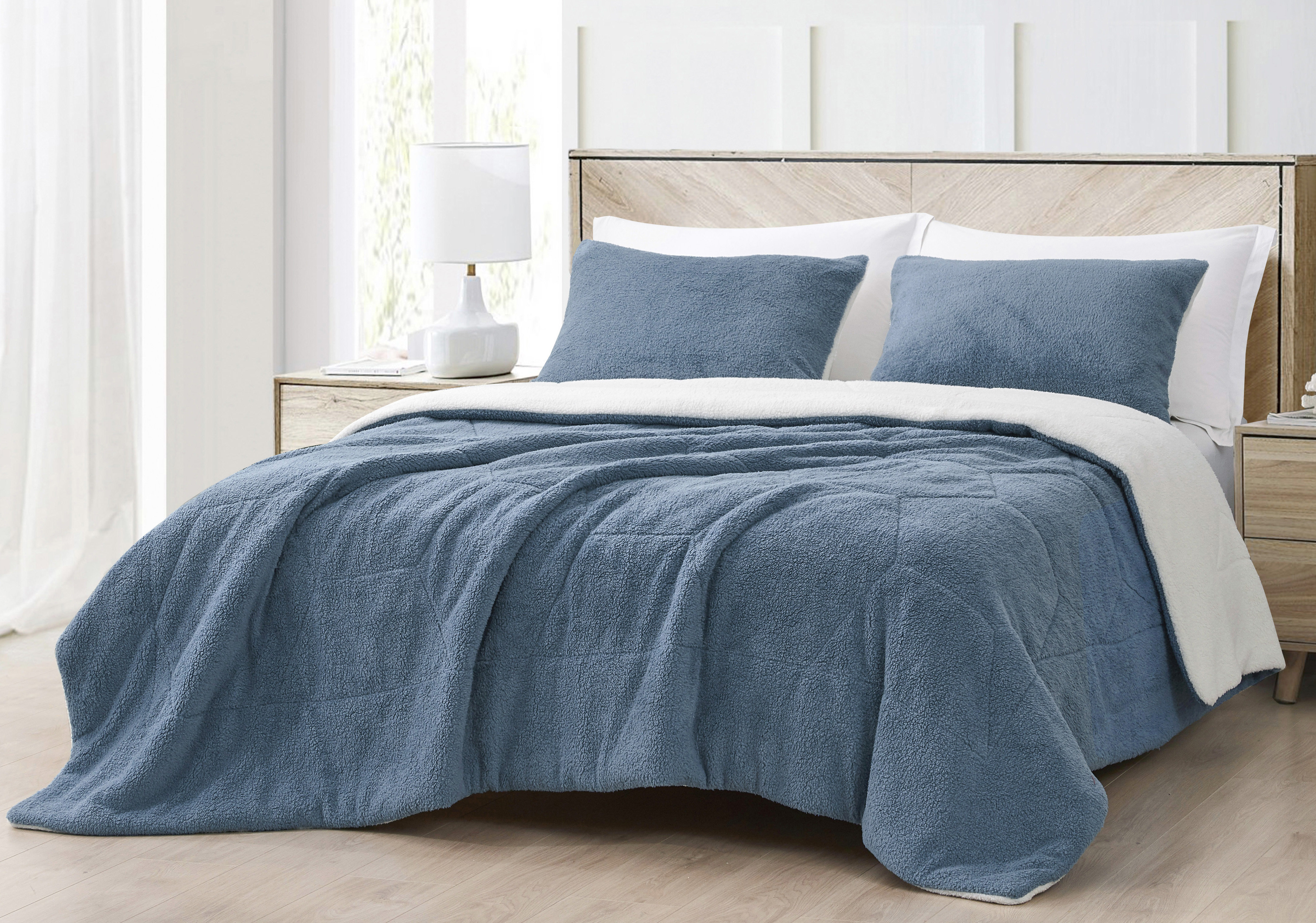 Eddie Bauer Sherwood Cozy Reversible Micro Suede Comforter Set & Reviews -  Wayfair Canada