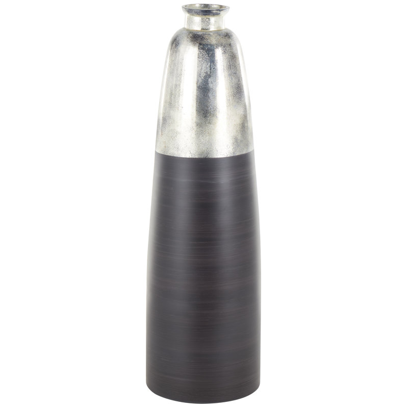 Vase de plancher en verre Kimari, H 34 po x l 10 po x P 10 po
