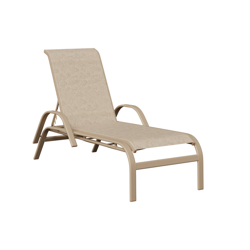Chaise longue berlinoise berlinoise berlinoise Sahara, Beige jaunâtre, Sahara moucheté