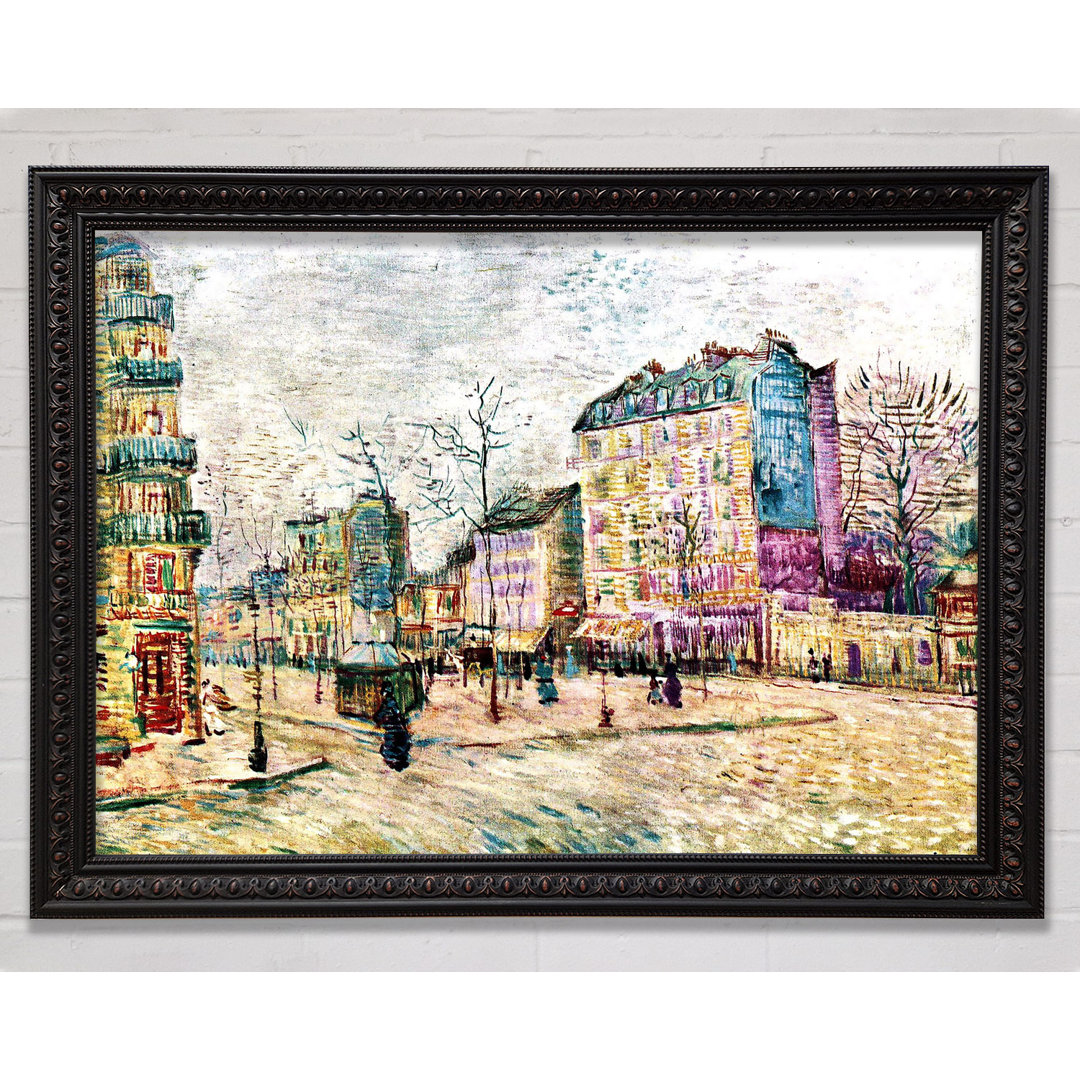 Boulevard De Clichy von Vincent Van Gogh - Einzelne Bilderrahmen Kunstdrucke