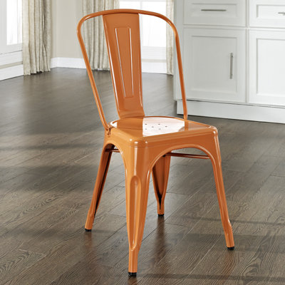 Agamveer 17'' H Metal Stacking Side Chair