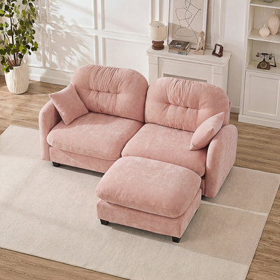 Canapé modulaire en forme de L avec repose-pieds Cloud
