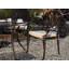 Aadhiran 4 - Person Patio Dining Set with Round Table , Cushions Included