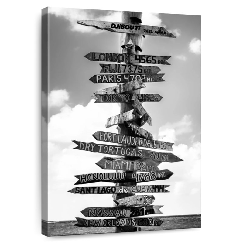 Aime Key West Directional Sign I, 51" H x 34" W