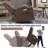 Power Lift Heavy Duty Motion Mechanism Recliner Chair with USB and Type C Ports, 2 Steel Cup Holders, Massage & Heat for Elderly-177944301