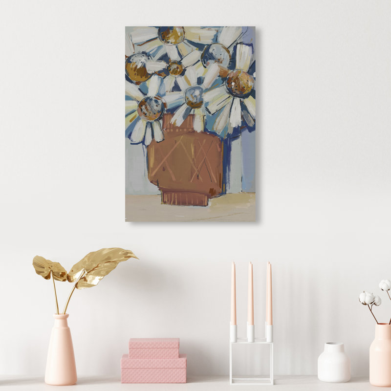 All Daisies Print by Oliver Gal, 15" H x 10" W, Gallery Wrapped