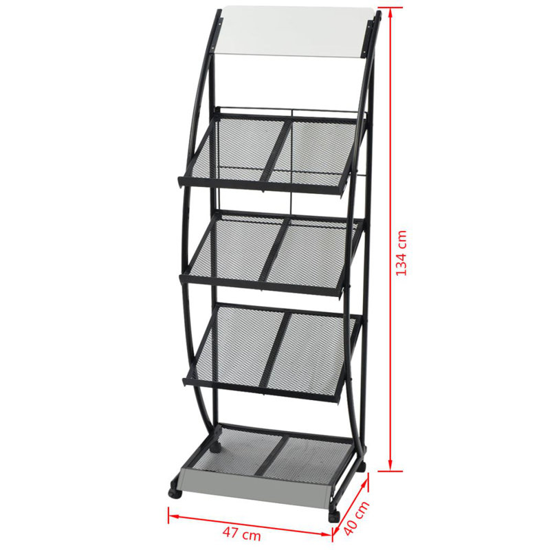 Free Standing Magazine Rack