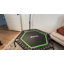 Trampoline octogonal rebondissant F3 Fitness Bcan Series BT3, capacité de 450 lb, grande surface de saut et poignée réglable pour la salle de gym à domicile