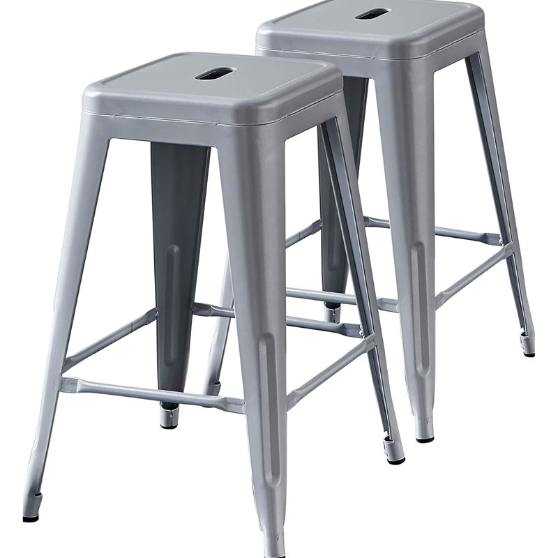 Tabourets de bar en métal Coastal Rustic