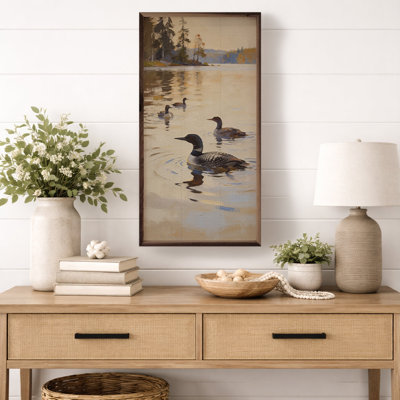 Lake Loons At Daybreak