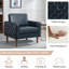 Fauteuil 34,25 po en similicuir capitonné-1259795057