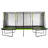 Machrus Upper Bounce - Mega 10' X 17' Gymnastics Style, Rectangular Trampoline - Green/Black