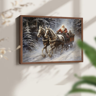 Art de Noël - CCLIX - Reproduction encadrée - Restickable