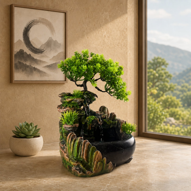 Bonsai-style Tabletop Fountain