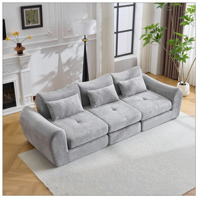 Modular Cloud Sofa, Convertible Folding Sofa Bed, Sectional Cushioned Sofa - Perfect for Living Room, Bedroom, and Entertainment Space