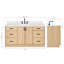 ARIEL Kelly 60 Single Sink Bathroom Vanity with Carrara Quartz Top-848211082-812162786-806438501