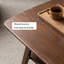 Table à thé simple en chêne massif-1217480773