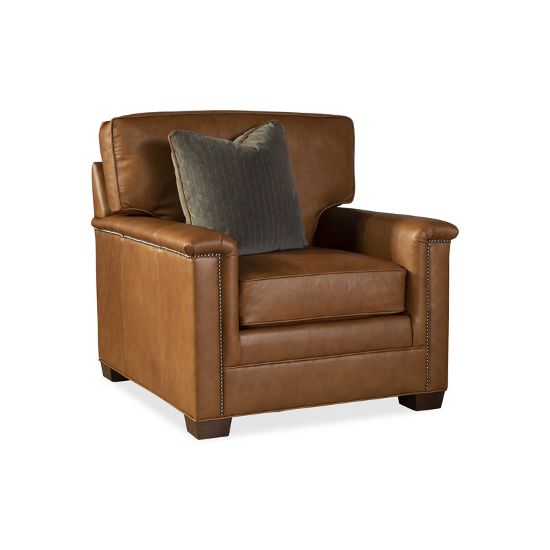 Camden Leather Armchair, Dymond Dust