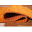 Tapis tribal orange en laine Gabbeh