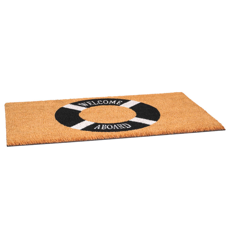 Tapis anti-dérapant Call Welcome Aboard Buoy, L 17 po x L 29 po