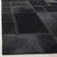 Studio Geometric Handwoven Leather Rug with Felt-1235644752