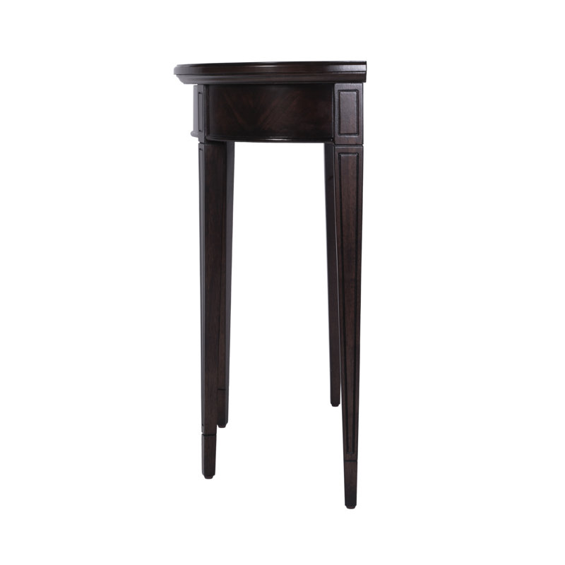 Hampton 36" Demilune Console Table, Plantation Cherry