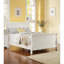 Moderne 1pièce lit double pleine grandeur mobilier de chambre à coucher lit-bateau tête de lit contreplaqué 1pc cadre de lit blanc