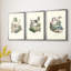 French Dogs VII - Toile tendue avec châssis sur mesure - 3 pièces-1808430620-1808430695