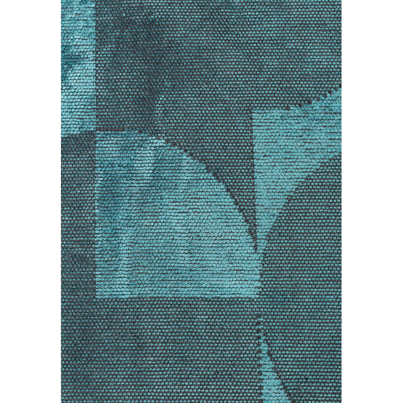 Modern Abstract Polka Dots Rug, Rectangle 6'7" x 8'3"
