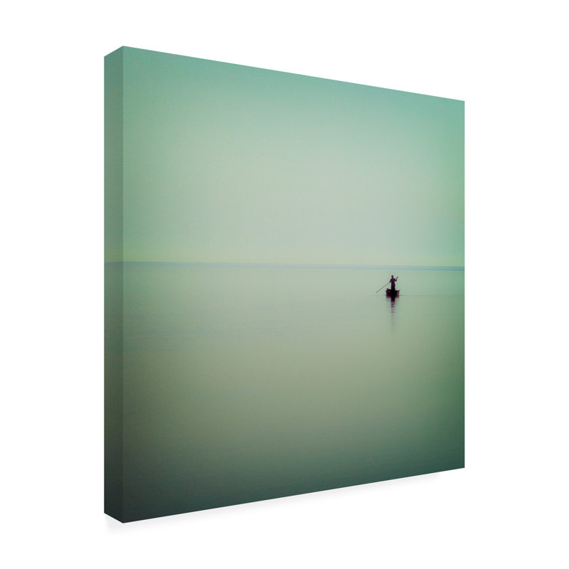 «Echoes Of Silence On Canvas» par Ahmad Abdulazim, reproduction, H 14 po x l 14 po x P 2 po