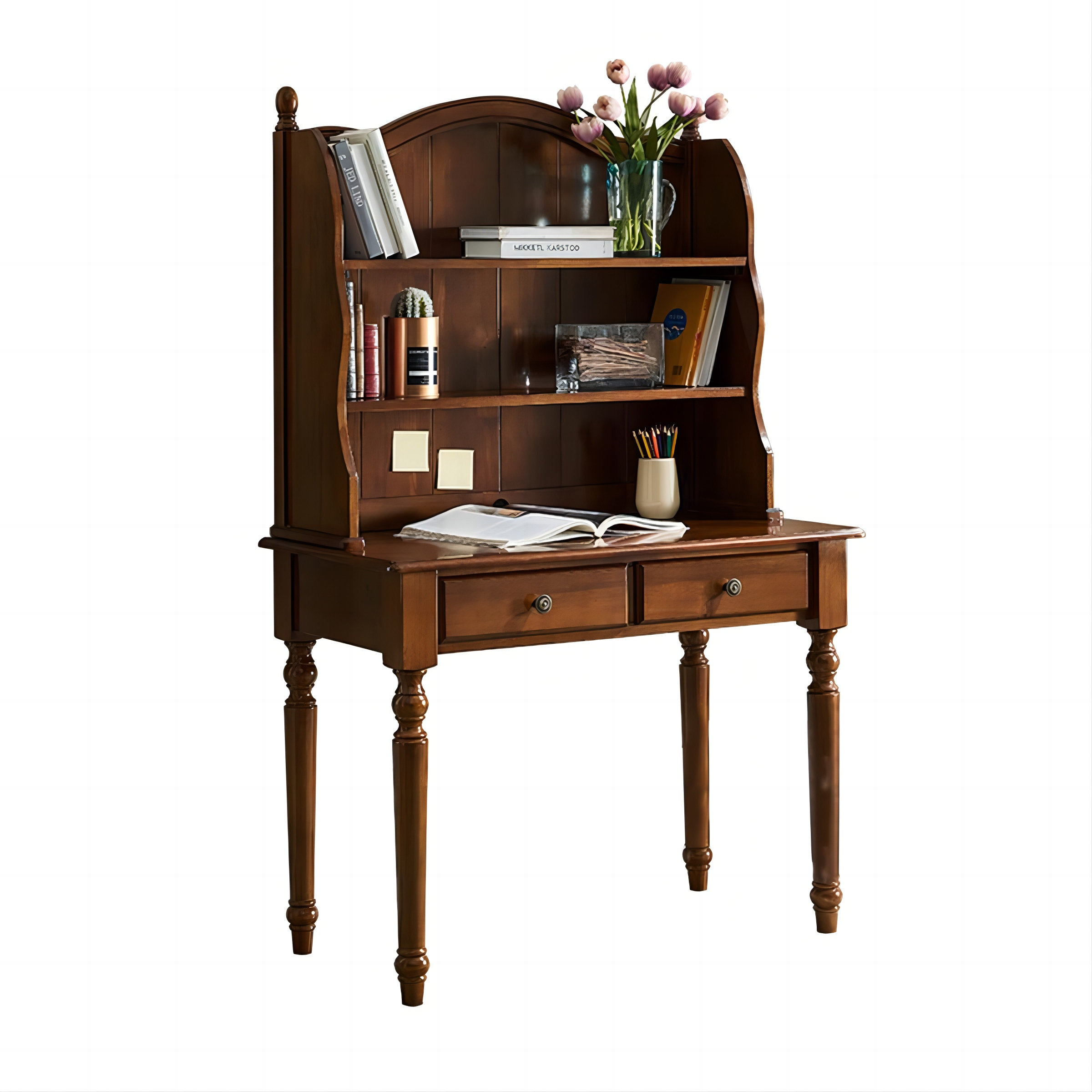 Canora Grey Souha Solid Wood Writing Desk | Wayfair