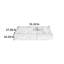 Table basse en ardoise moderne et luxueuse