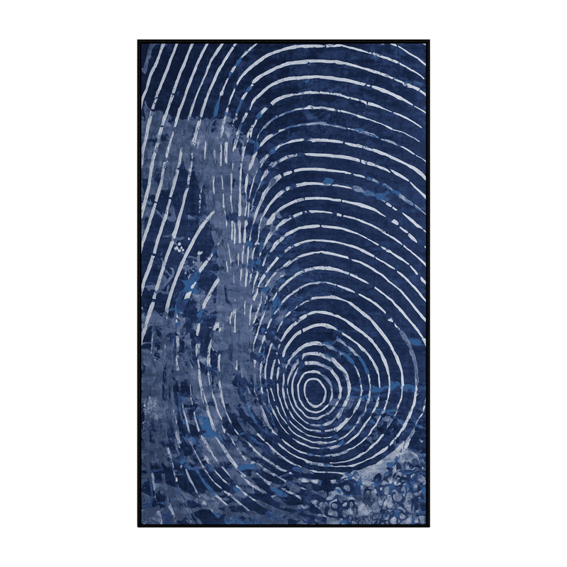 Tapis gris lavable à la machine, Rectangle 2 pi x 3 pi
