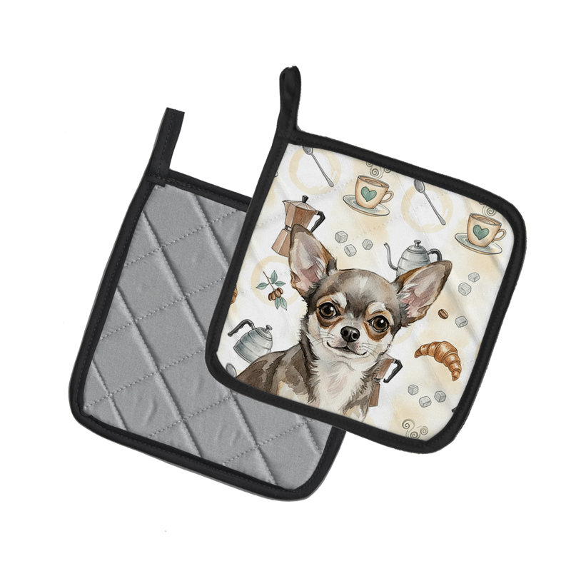 Paire de cafetières Chihuahua