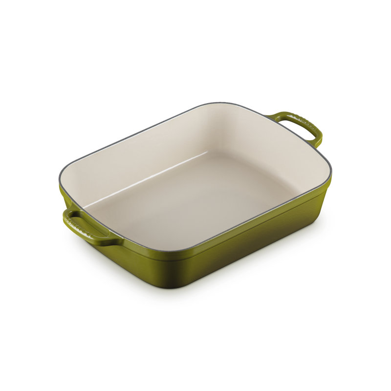 Le Creuset Signature Rectangular Roaster, 7Qt., Olive