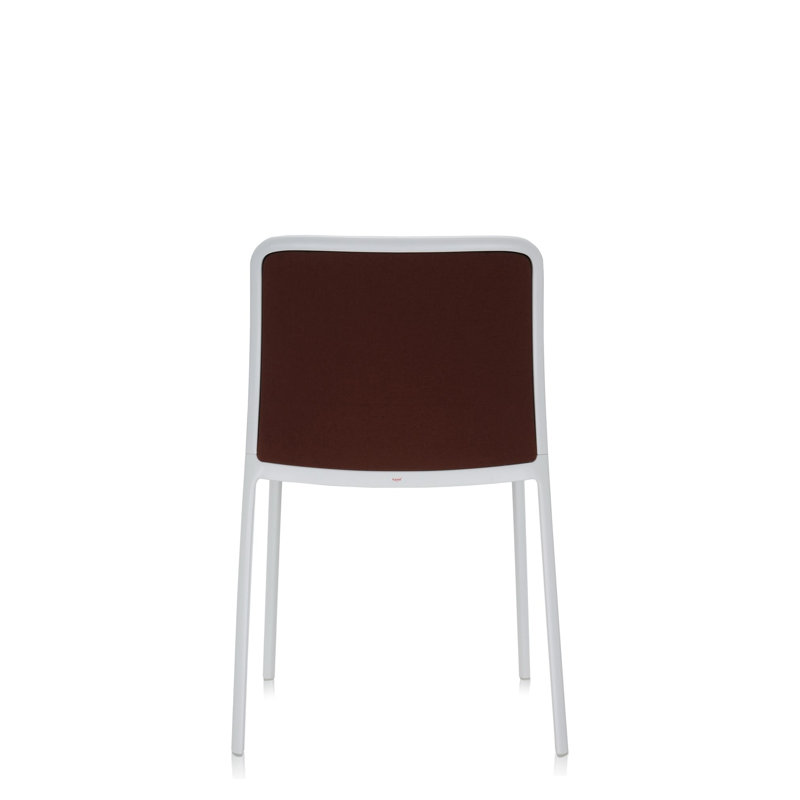 Audrey Soft Chair, Brick Red/White